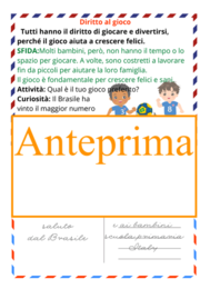 Cartoline dal mondo: Diritti dei Bambini tra speranze e sfide- classi III/V