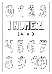 I NUMERI DA 1 A 10