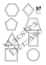 Shapes snowman