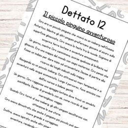 Dettati classe terza