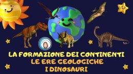 Storia per la classe terza. La formazione dei Continenti, le Ere Geologiche e i Dinosauri. Scuola Primaria