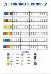 QUADERNO DI MUSICA: IL RITMO