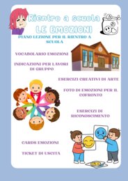 Attività di ritorno a scuola: Emozioni
