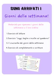 I giorni della settimana