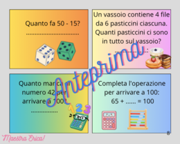SOS TEMPI MORTI! 40 Carte-Sfida di Logica e Matematica al volo (Classe 2ª e 3ª)