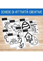 🎨 Schede creative – Collage a quadratini