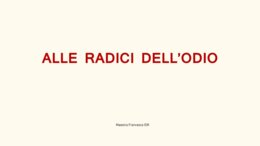 ALLE RADICI DELL'ODIO (PDF per la giornata della Memoria)
