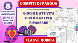 COMPITI DI PASQUA - CLASSE QUINTA