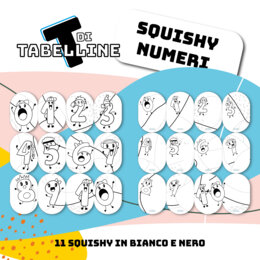 Kit "TdiTABELLINE" PaperSQUISHY e Poster (e numeri) in CT con MAESTRAINBLUEJEANS