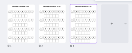 ORDINA I NUMERI - SCHEDE DI MATEMATICA DA 1 A 20