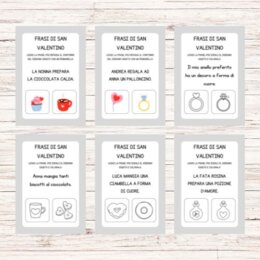 Schede didattiche San Valentino - Schede didattiche di italiano classe prima e seconda
