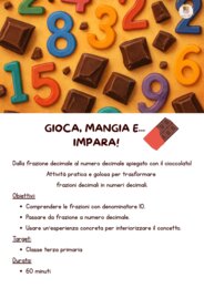 ✨ Le frazioni decimali ! 🍫