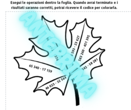 Sottrazioni con grandi numeri in colonna con disegni da colorare in base al risultato