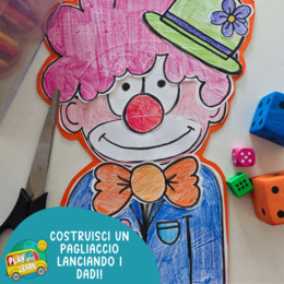 COSTRUISCI UN PAGLIACCIO CON I DADI