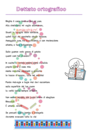 Dettato ortografico in rima