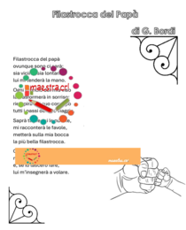 Scrittura visiva per la festa del Papà