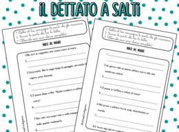 il DETTATO a SALTI
