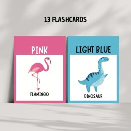 Flashcards Didattiche per Bambini: Colori in inglese | Apprendimento divertente per infanzia e primaria.