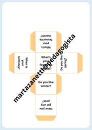 Cubo conversazione in inglese (3° primaria)