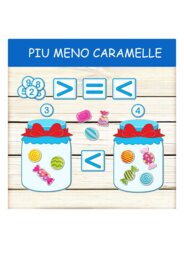 🍬 Gioco didattico: Maggiore, Minore o Uguale?