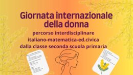 Giornata internazionale della donna attività interdisciplinare dalla classe seconda scuola primaria