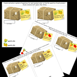 Fall Thanksgiving Project Solving Inequalities Systems of Equations Project PBL