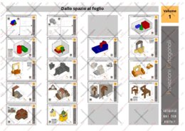Dallo spazio al foglio. Raccolta di tavole di disegno geometrico. Vol. 1: Proiezioni Ortogonali