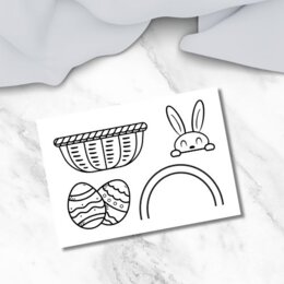 Lavoretto di Pasqua - Cestino di uova da assemblare