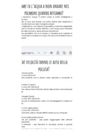 Dettati. 17 in totale di diverse lunghezze.
