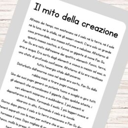 Schede didattiche sul mito