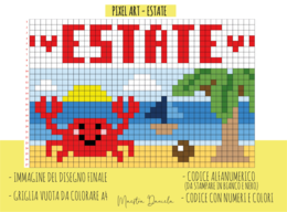 PIXEL ART ESTATE – STAGIONI – FINE ANNO SCOLASTICO – 21 GIUGNO