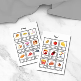 Food flashcards - Flashcards in inglese