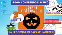HALLOWEEN - LEGGENDA JACK O' LANTERN - SCUOLA PRIMARIA - TERZA QUARTA QUINTA