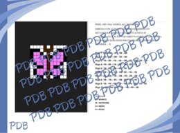 Pixel Art (Coding unplugged) - farfalla