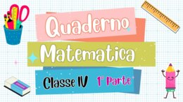 QUADERNO DI MATEMATICA classe IV - 1° PARTE - teoria e tanti esercizi svolti -