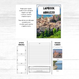 Lapbook Abruzzo scuola primaria da stampare
