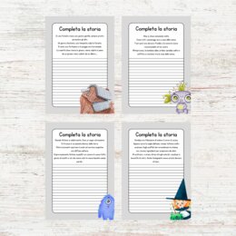 Racconti fantasy da completare - Laboratorio di scrittura per la classe quinta