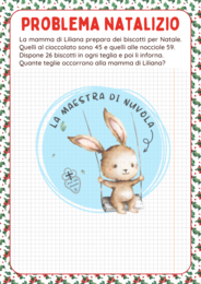 Compiti natalizi di MATEMATICA classe quinta