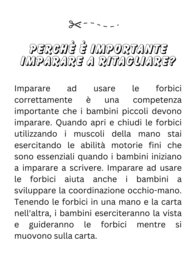 Usiamo le forbici