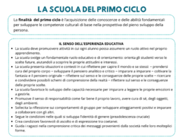 PREPARAZIONE CONCORSO - Riassunto indicazioni nazionali 2012