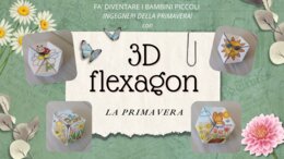 Esaflexagono di primavera: colora e costruisci la tua magia 3D!