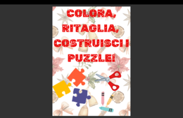 Puzzle di autunno e Natale: colora e crea