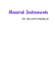 Materiale didattico - CLIL: Musical Instruments