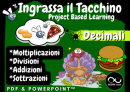 Progetto di Matematica - Giorno del Ringraziamento - Ingrassa il Tacchino - Project Based Learning - Operazioni con i decimali
