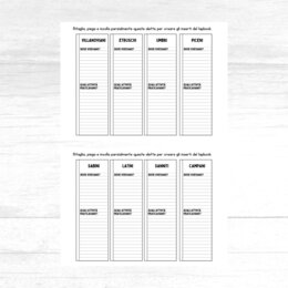 Lapbook Popoli Italici