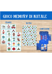 🎄 Memory di Natale – Un gioco festoso da stampare e regalare!
