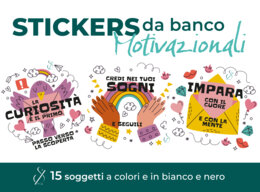STICKERS da banco "motivazionali"