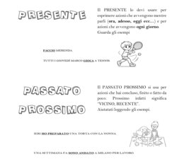 IL MODO INDICATIVO - SCHEMA GUIDA DI APPROFONDIMENTO