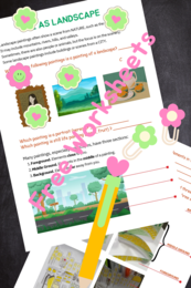 Clil - Teaching Art at Primary School; Landscape