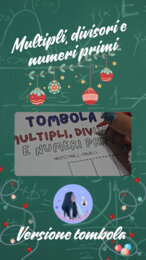 Tombola multipli, divisori e numeri primi 📐